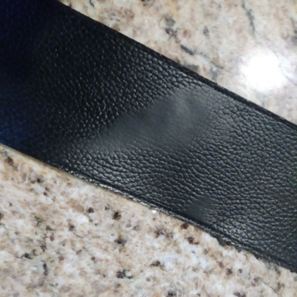 Vintage Hand-Painted Maroon Leather Suede Belt - Picture 8 of 8